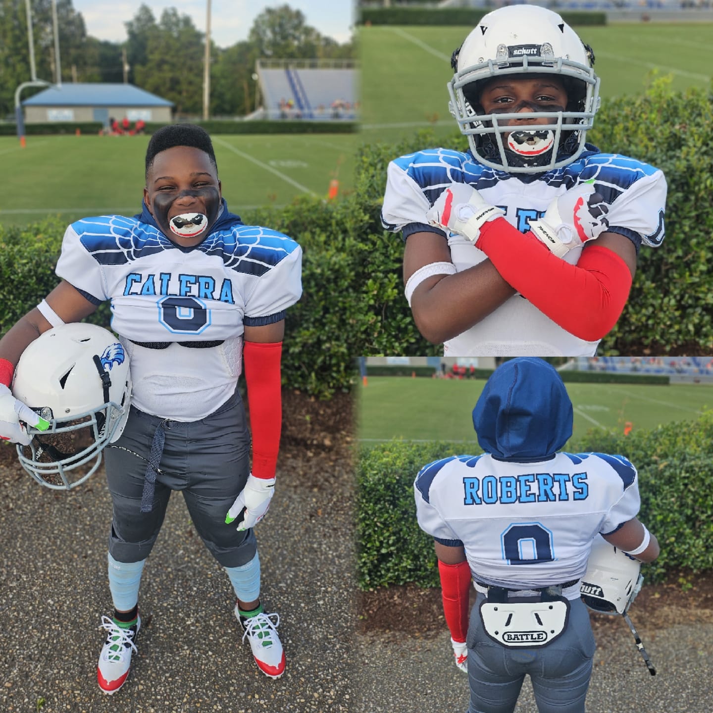 Customer photo review of The Officially Licensed Joker Youth Football Cleats - Velocity 2.0 by Phenom Elite