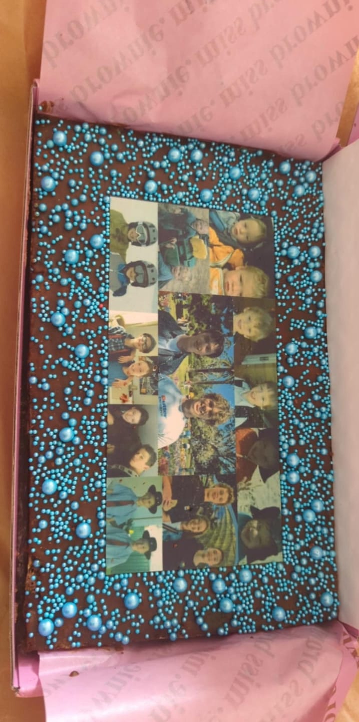 Customer photo review of Custom Image Brownie