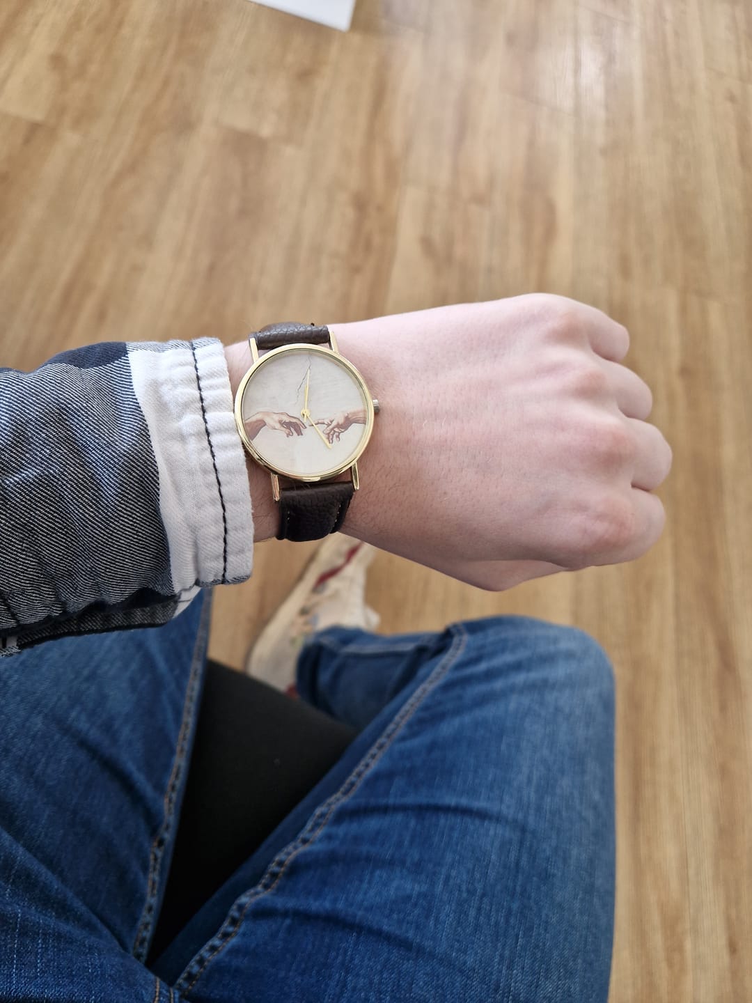 Customer photo review of Michelangelo The creation of Adam Watch