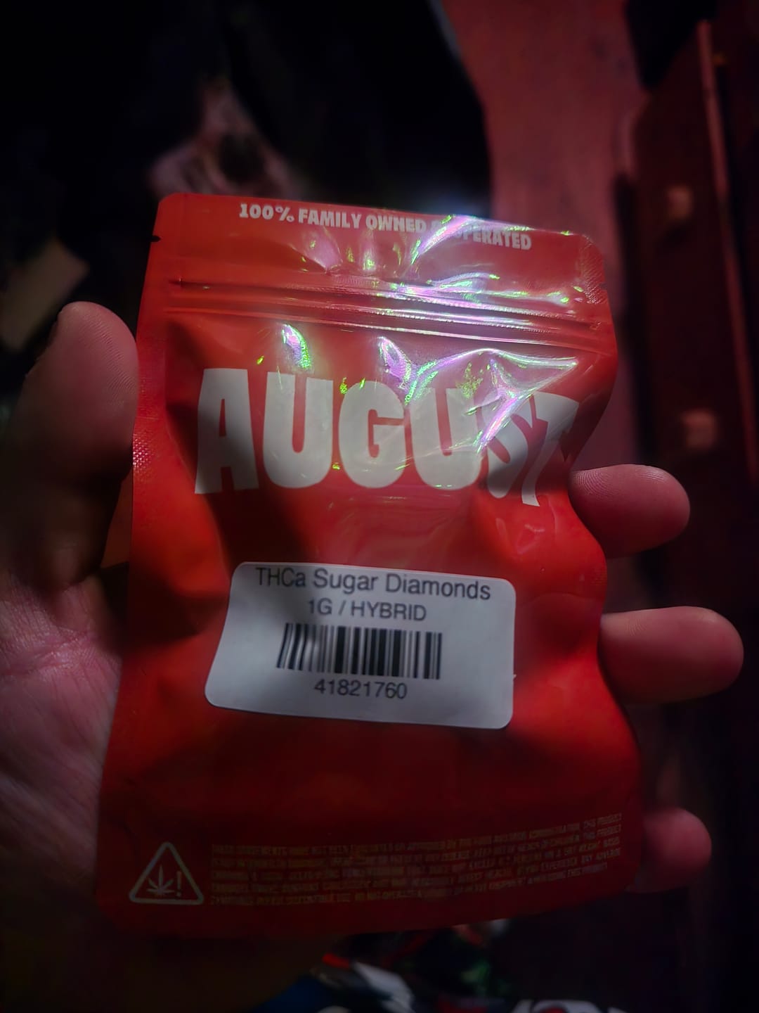 Customer photo review of THCa Diamonds