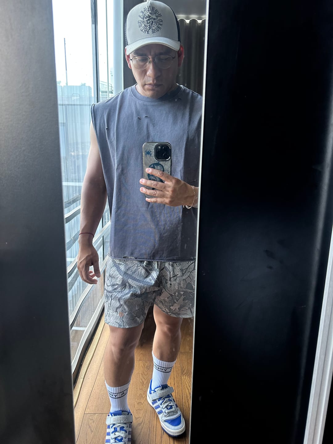 Customer photo review of 1117 - Tree Camo Mesh Shorts
