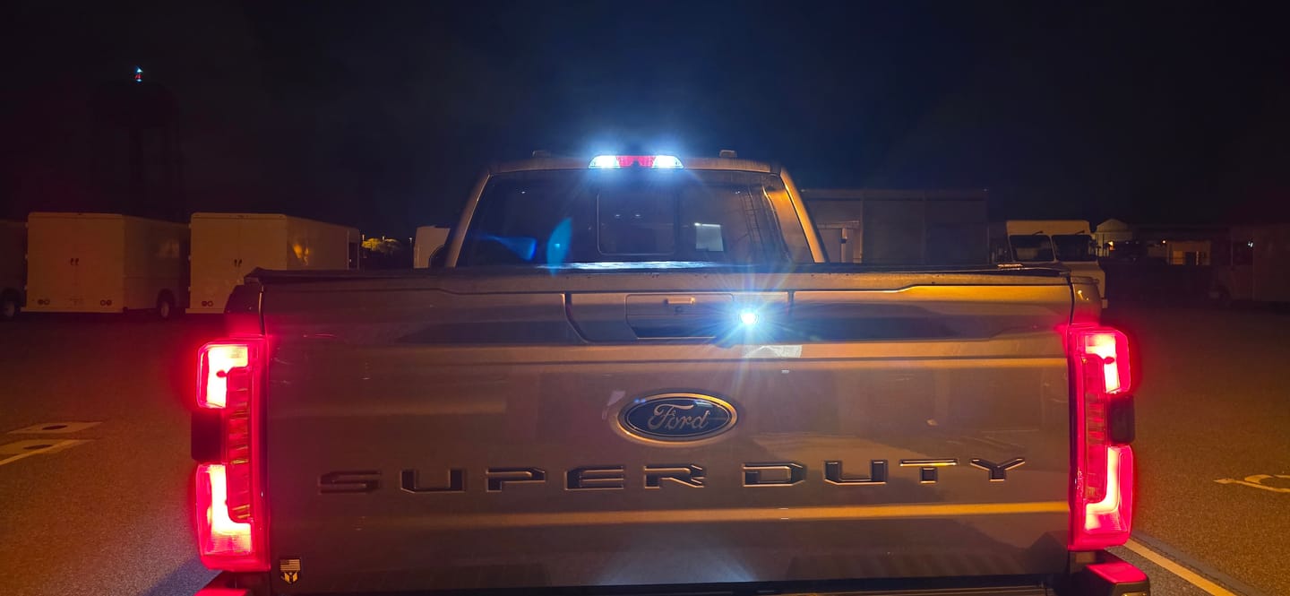 Customer photo review of LED Taillight Bulbs (Resistor-Free) for 2017+ Ford Super Duty