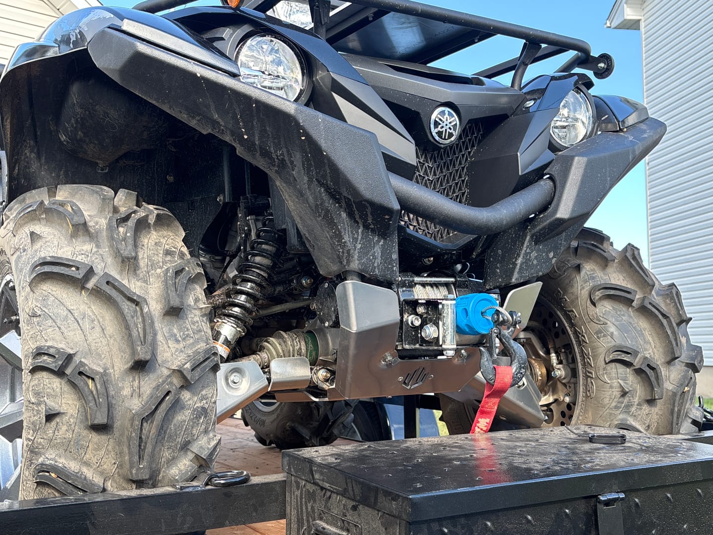 Customer photo review of Full Skid Plate Kit — Yamaha Grizzly 550/700 (2007+)