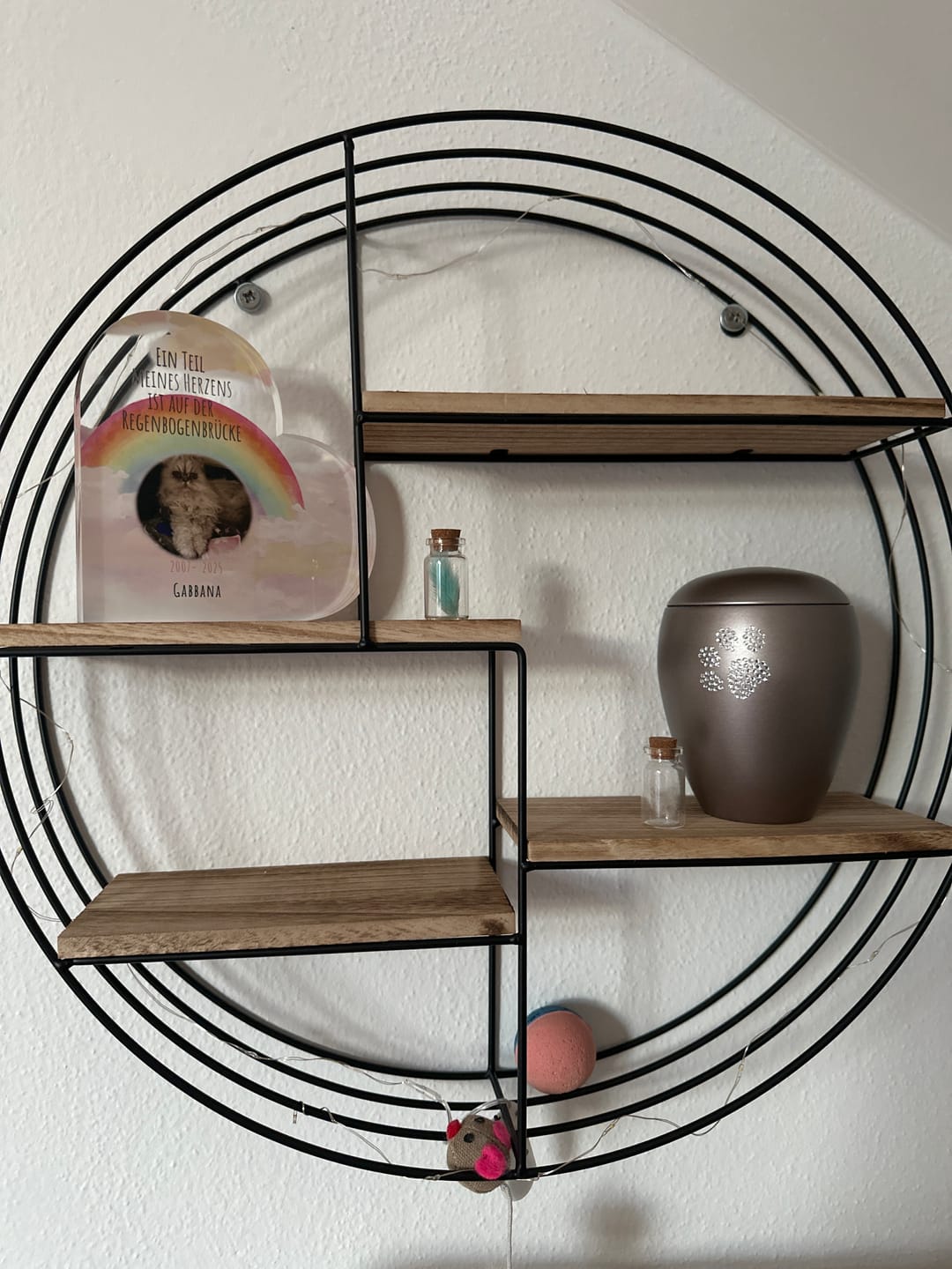 Customer photo review of Dein Foto mit Regenbogen - Individuelles Glasherz