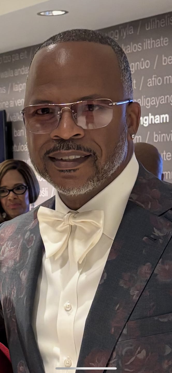 Customer photo review of Oversized Satin Bow Tie