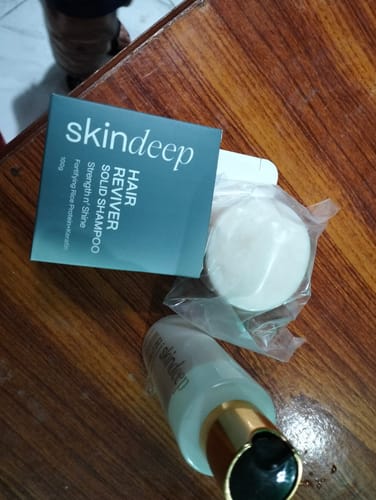 Customer photo review of HAIR REVIVER - Rice Protein Solid Shampoo