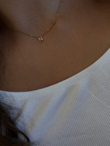 Customer photo review of Collana letter love