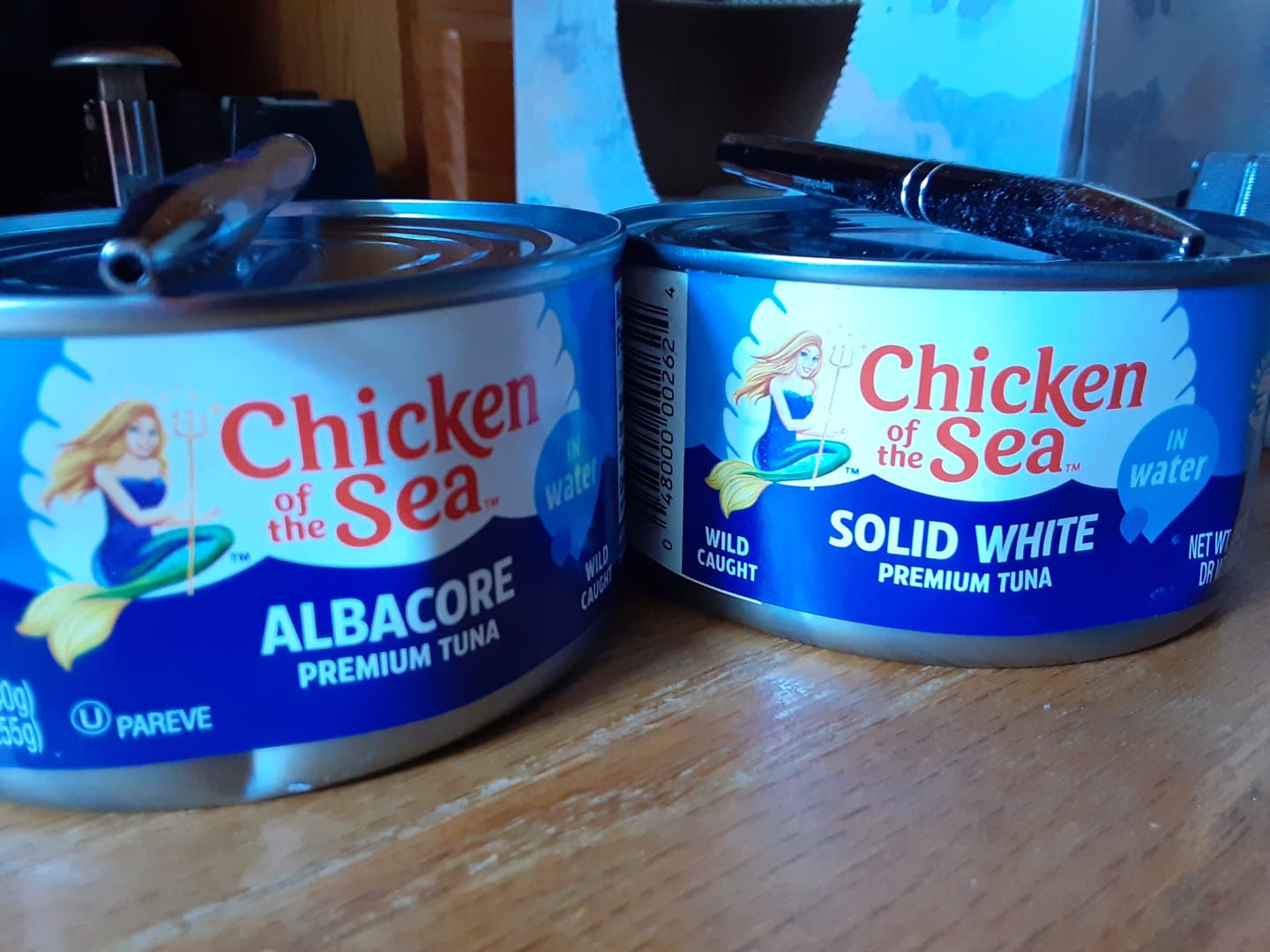 Customer photo review of Chicken Of The Sea Tuna Solid White Albacore In Water - 12 OZ 24 Pack