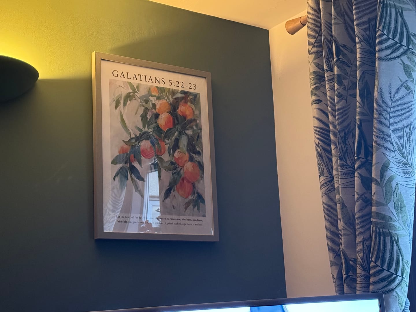 Customer photo review of Galatians 5:22-23 Print