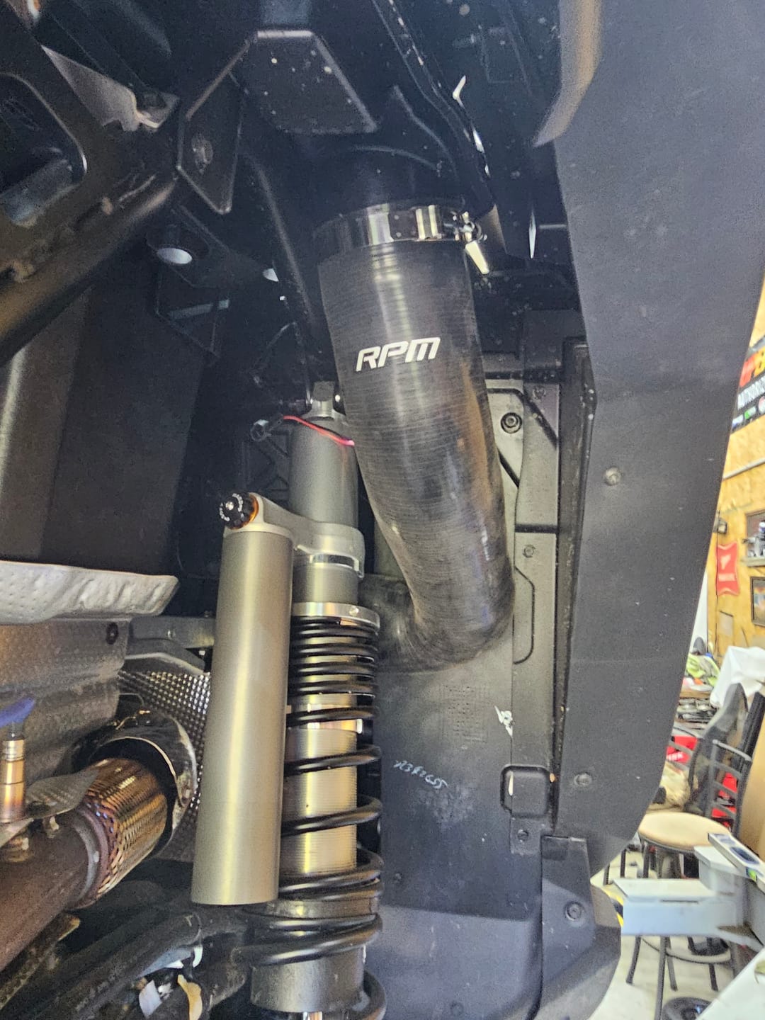 Customer photo review of RPM Polaris RZR Turbo R & PRO XP/S Turbo Silicone Intake J-Tube, Charge Tube W/ BOV, & Intake Tube KIT