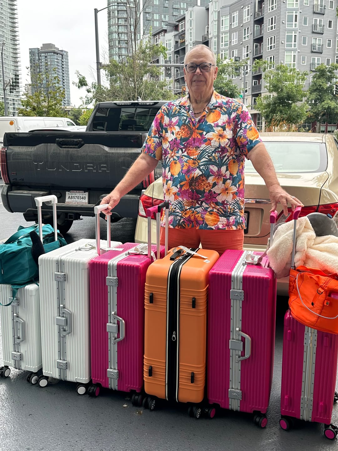 Customer photo review of Carry-on + Check-in