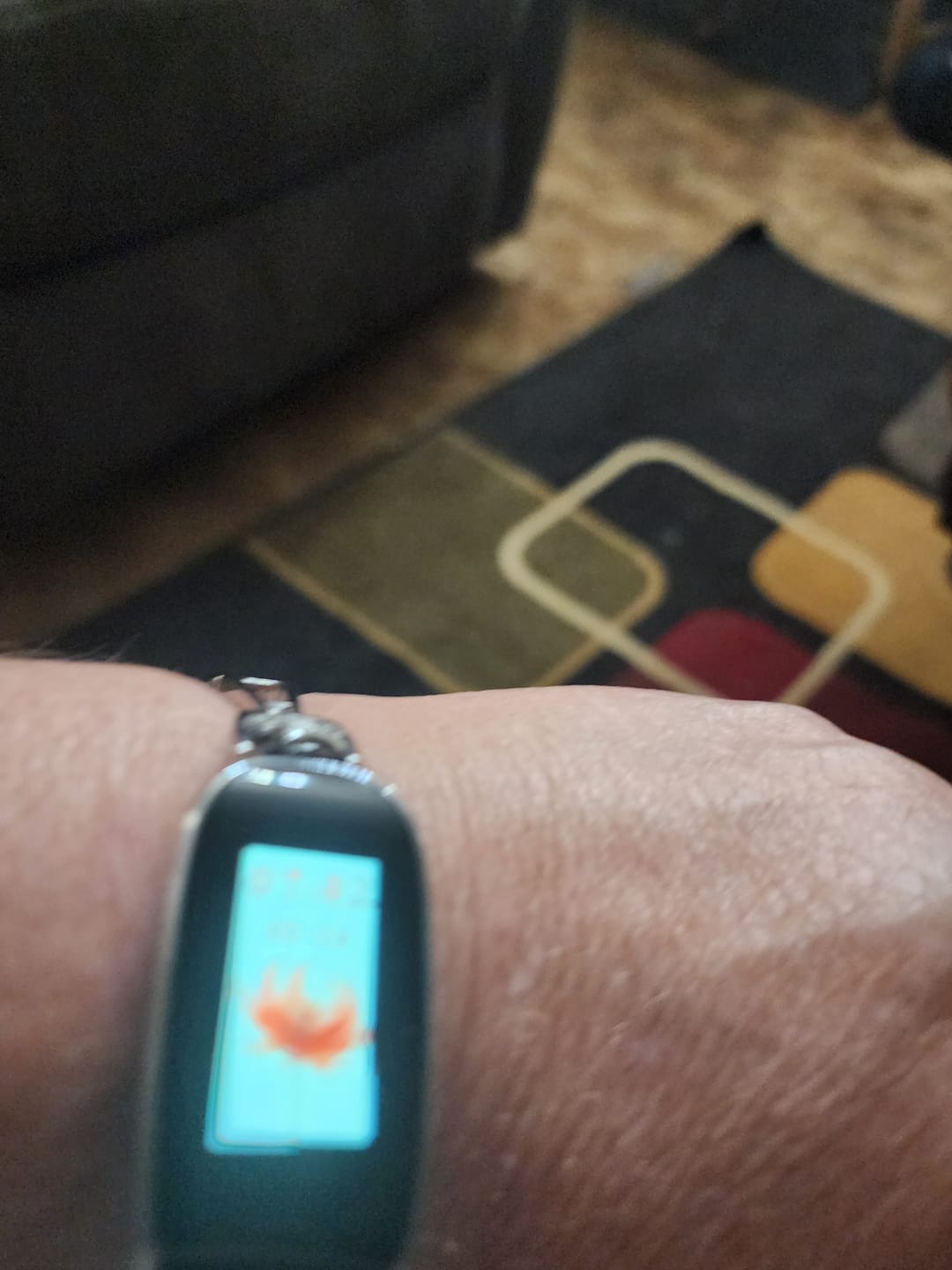 Customer photo review of BEARSCOME Blood Pressure Blood oxygen Blood Sugar Monitoring Bluetooth Talk Play Music Health Waterproof Smartwatch
