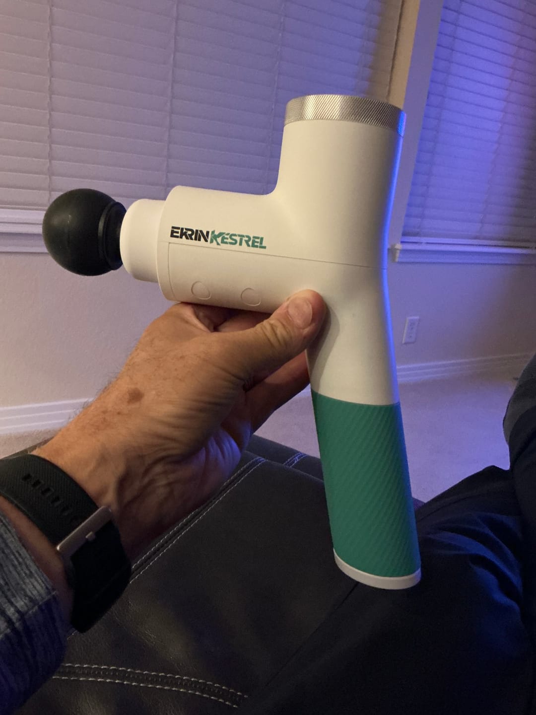 Customer photo review of Kestrel Percussion Massager