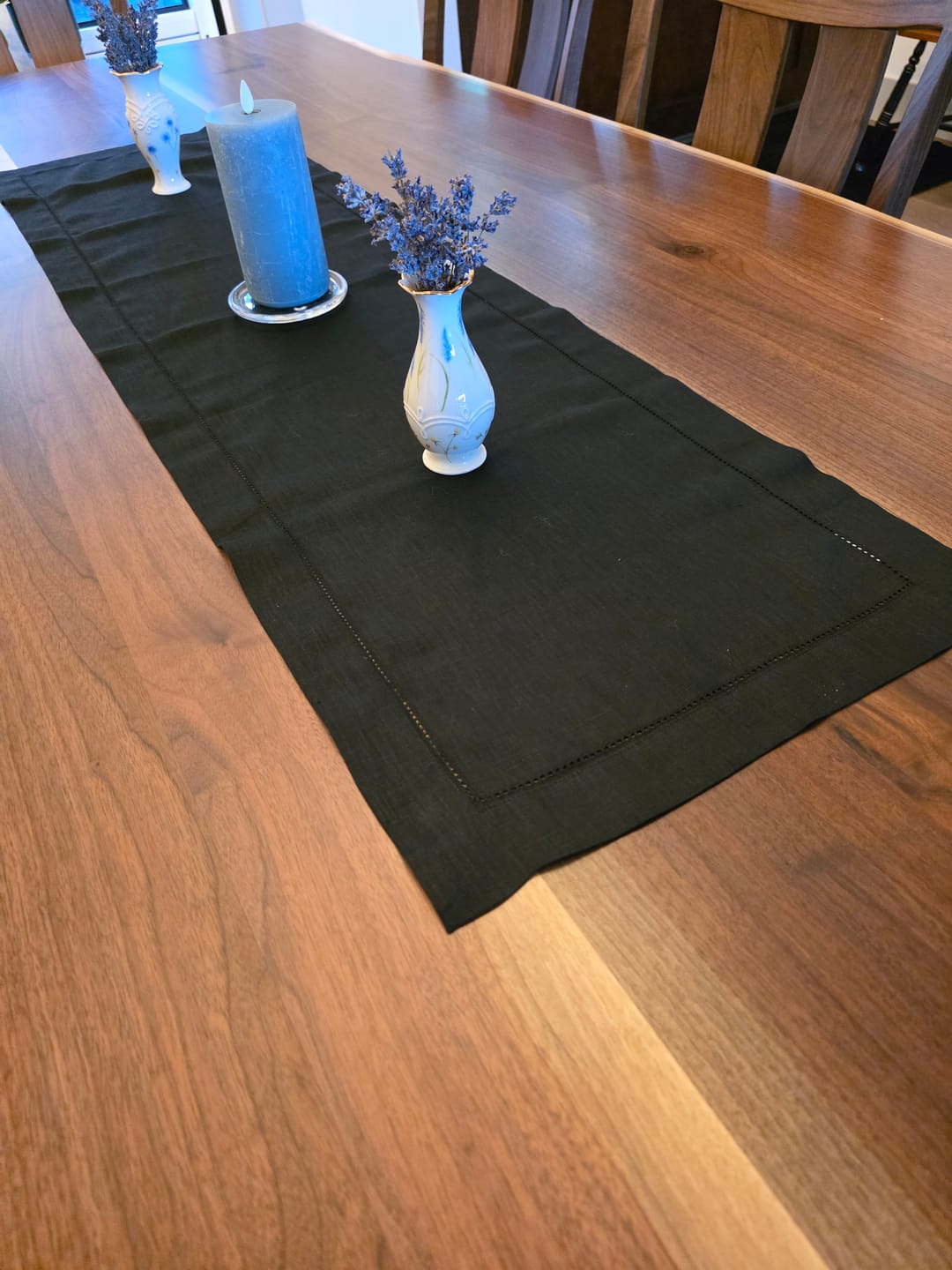 Customer photo review of Classic Hemstitch Table Runner