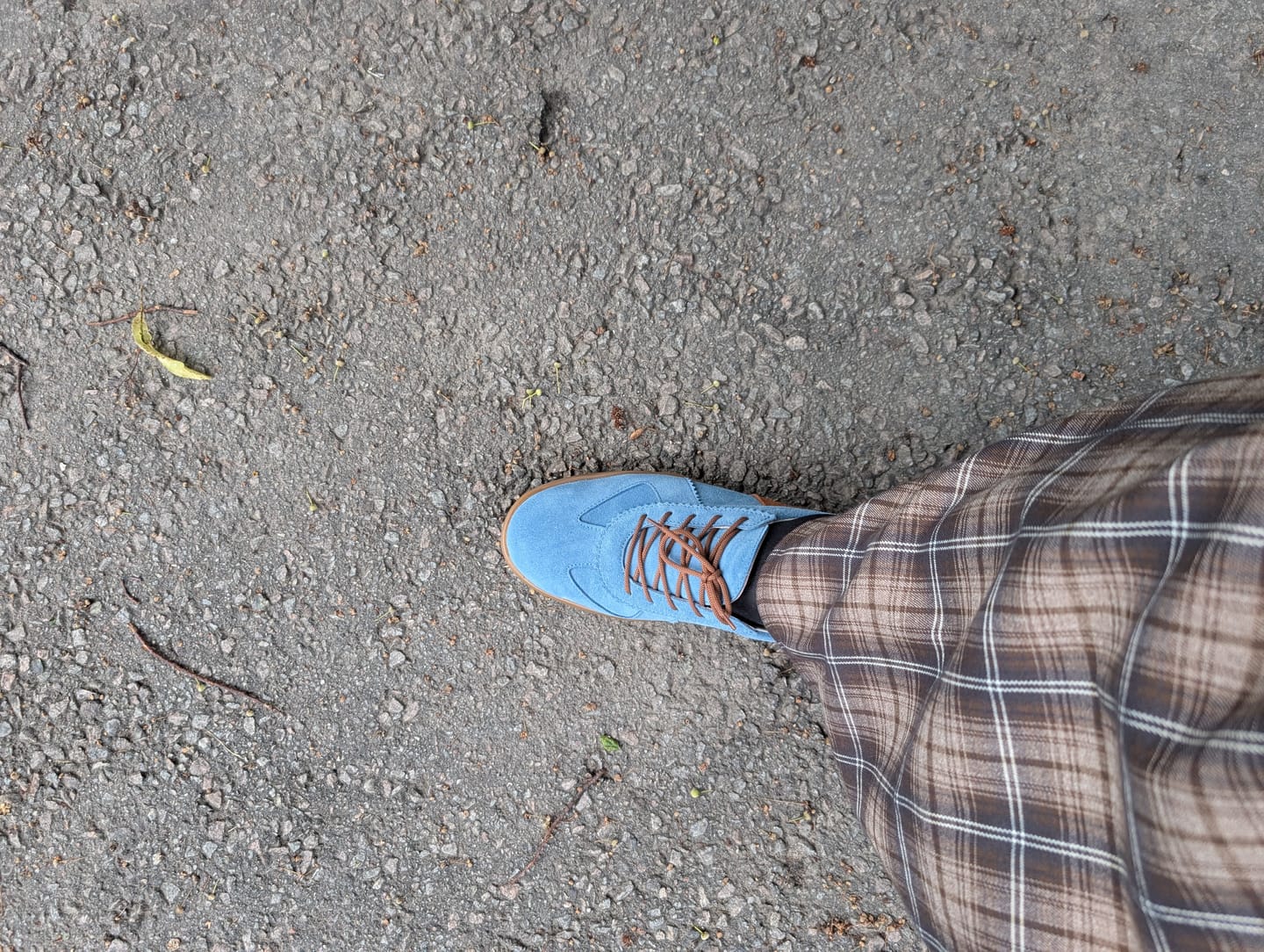 Customer photo review of "Funky sneakers, Sky Blue"