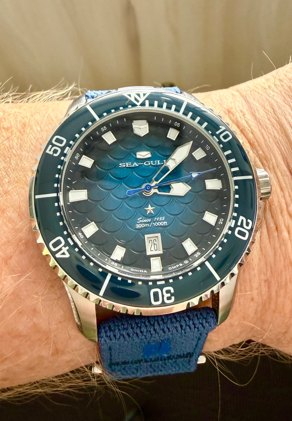 Customer photo review of Ocean Series | Dragon Kings of the Four Seas | Dive | Dual Strap | 44mm