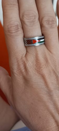 Customer photo review of Palestine Heritage Ring