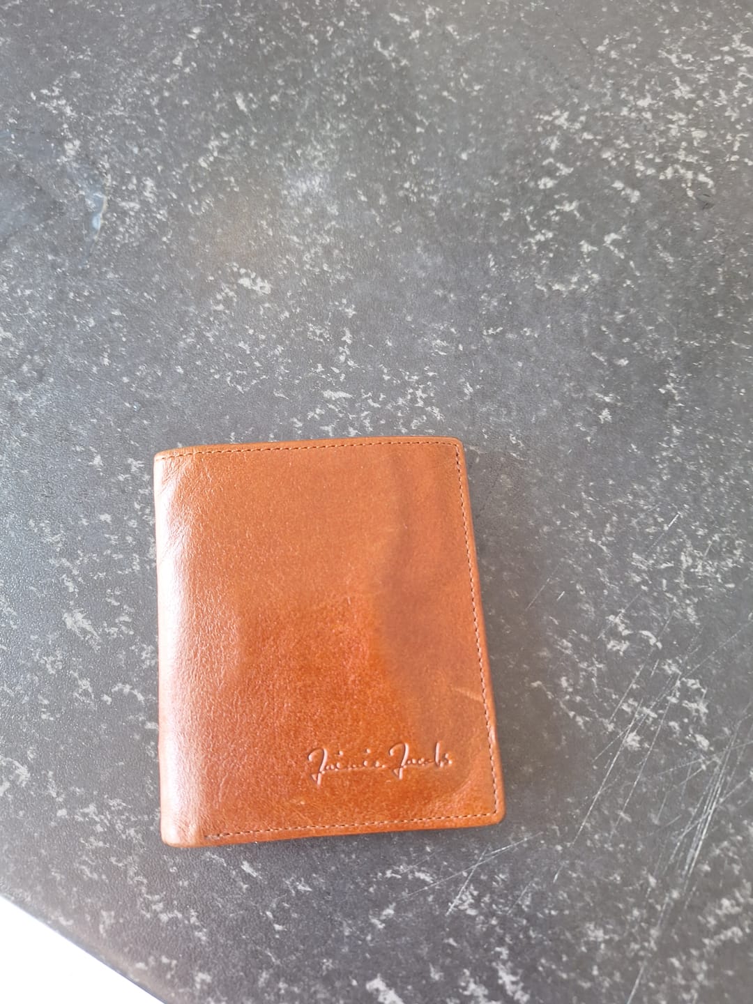 Customer photo review of Slimstar - slim wallet with small coin pocket