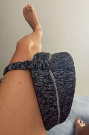Customer photo review of KneeComfy-Kniekissen