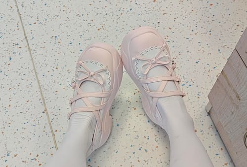 Customer photo review of Sweet girl sneakers