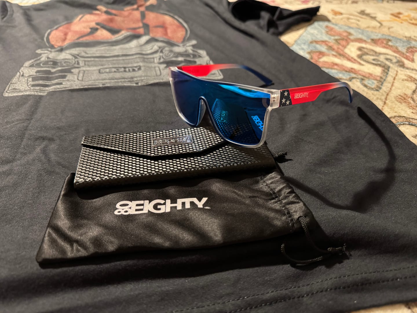 Customer photo review of 80Eighty® Polarized Murica Sunglasses
