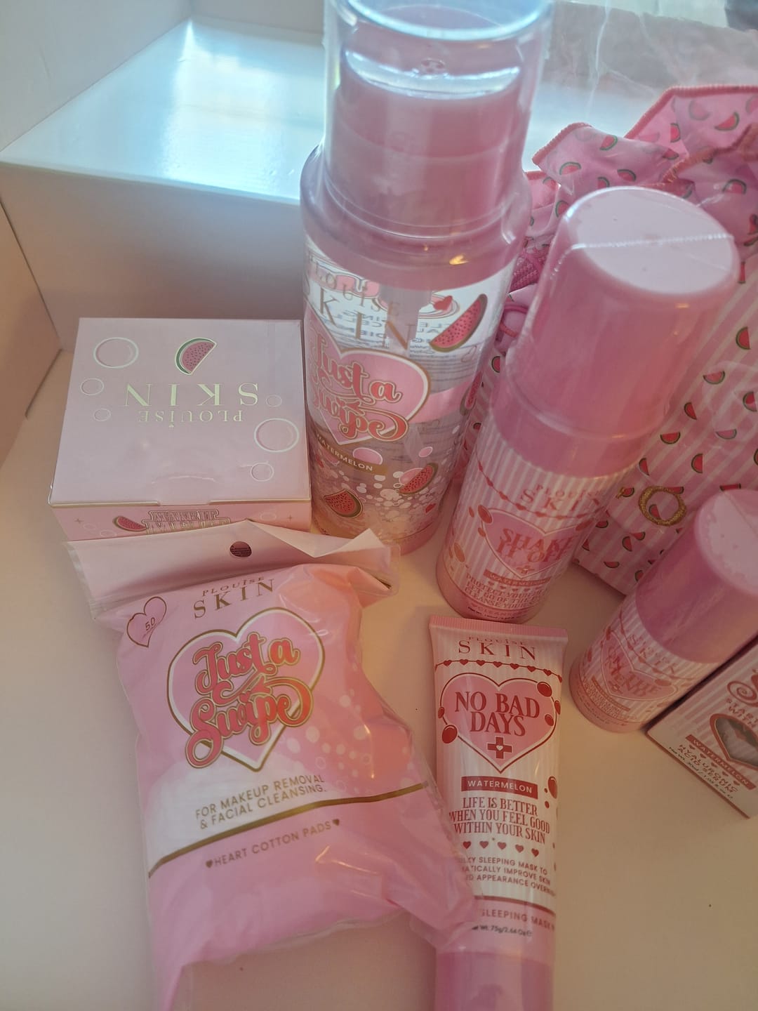 Customer photo review of P.Louise The Skinfluencer Skincare Set