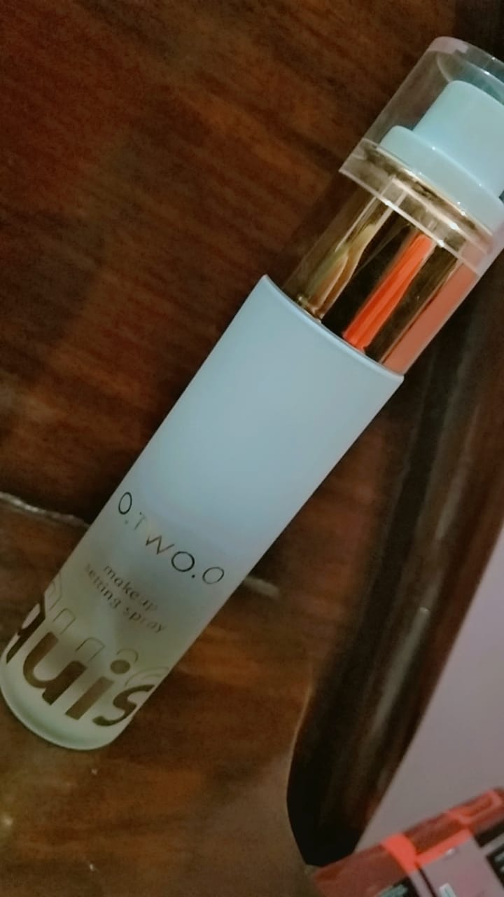 Customer photo review of O.TWO.O EXQUISIT SETTING SPRAY