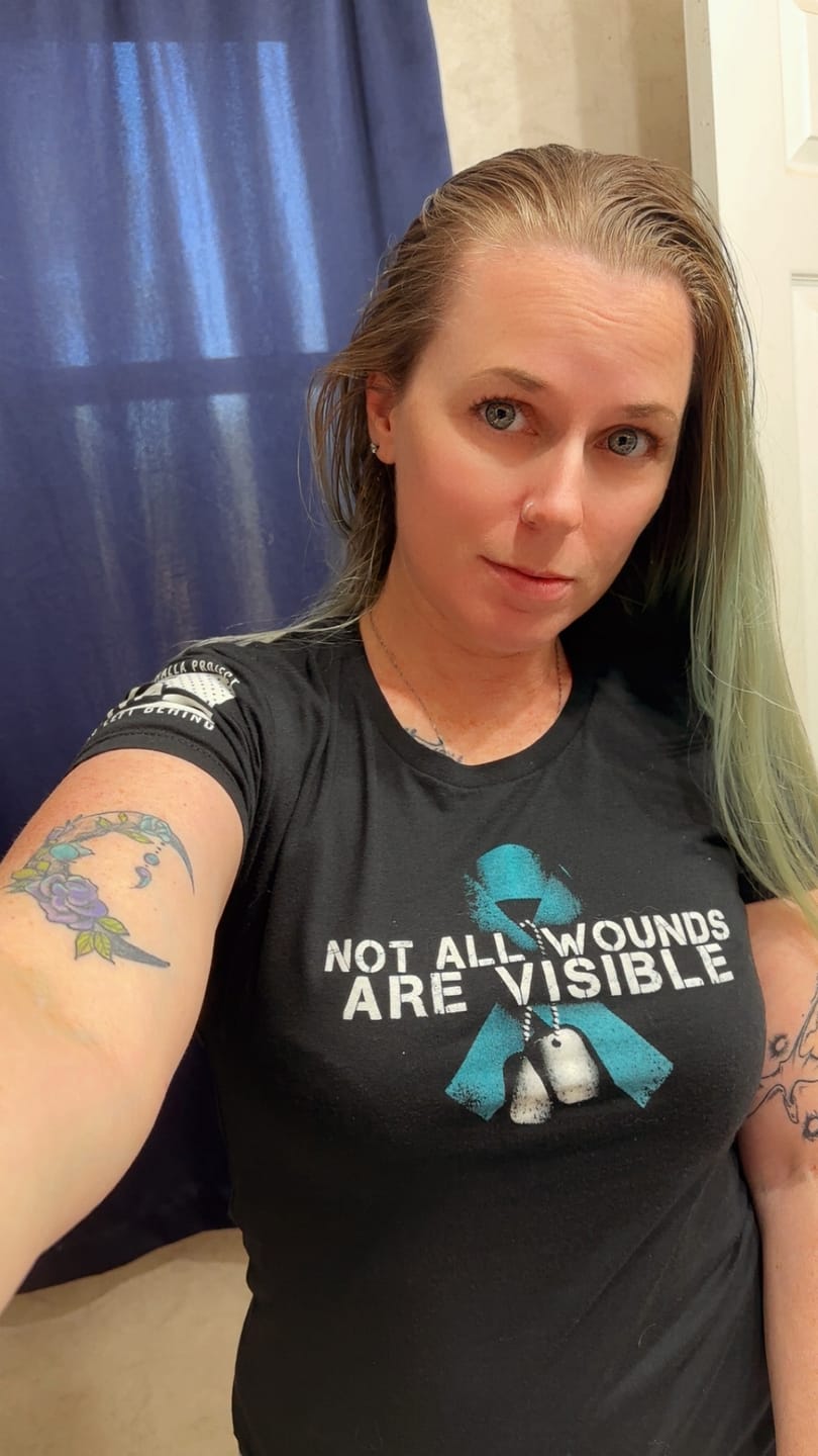 Customer photo review of PTSD Awareness - Women's