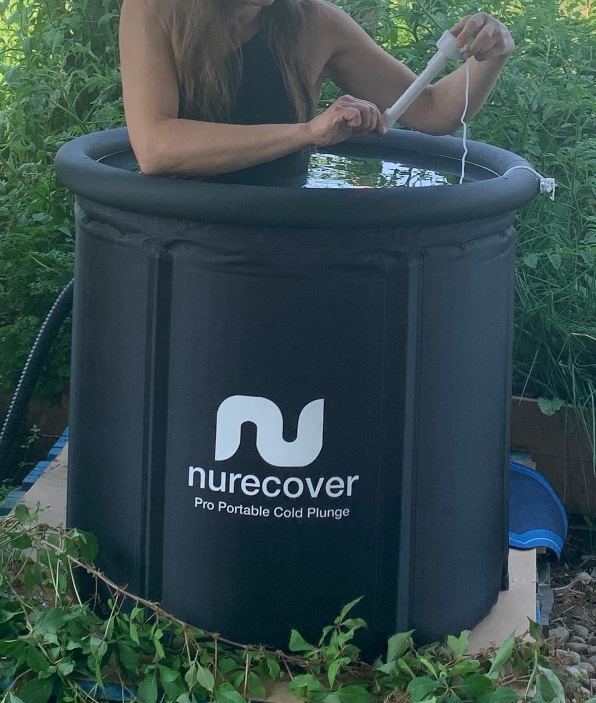 Customer photo review of nurecover Pod - Portable Ice Bath