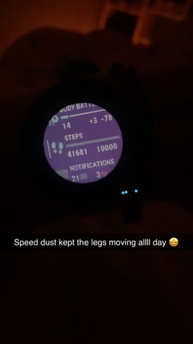Customer photo review of SPEED DUST.