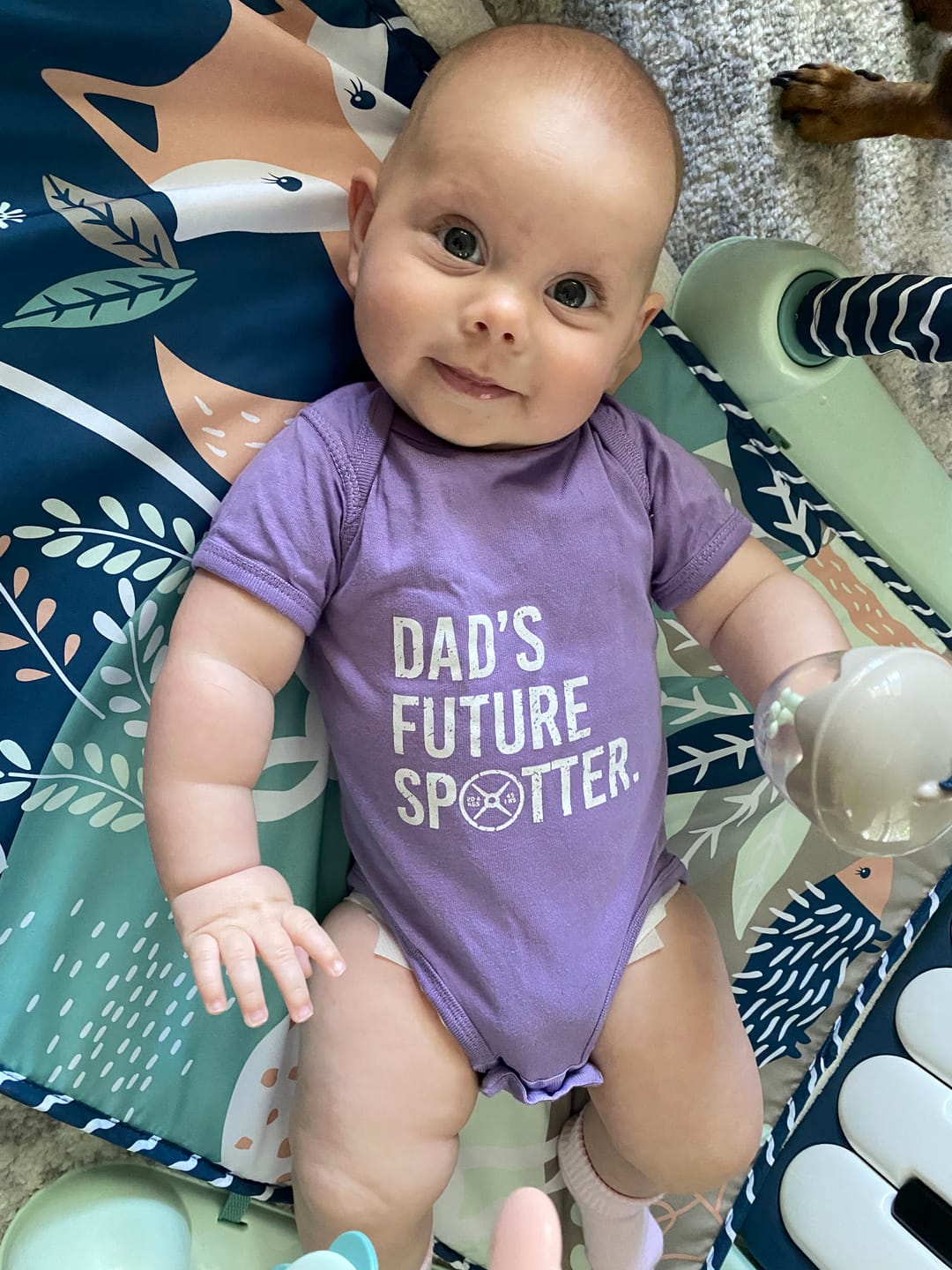 Customer photo review of Dads Future Spotter Onesie