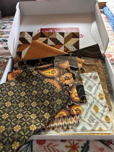 Customer photo review of Mrs Quilty Subscription Box 7
