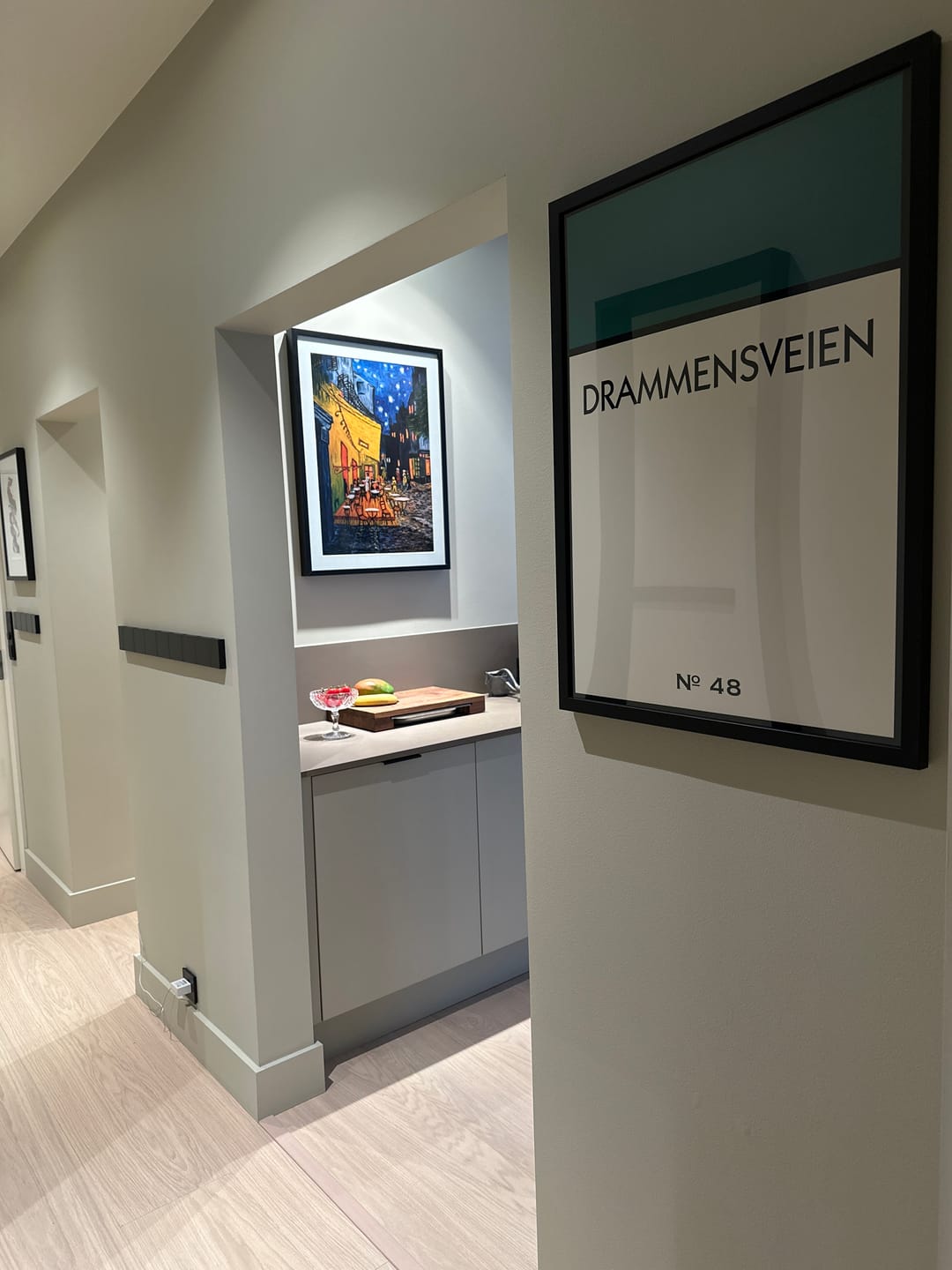 Customer photo review of Personalised Street Name Print