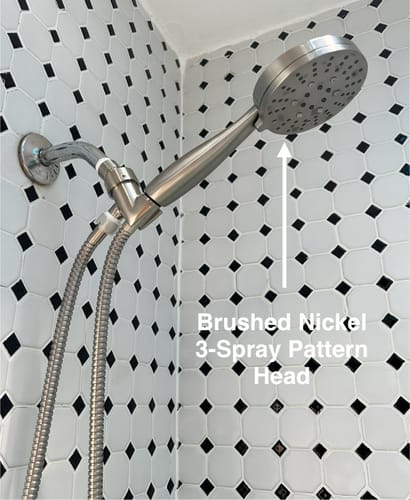 Customer photo review of 3-Spray Handheld Shower Head Set