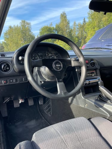 Customer photo review of Aftermarket Monte Carlo Steering Wheel Leather 350mm