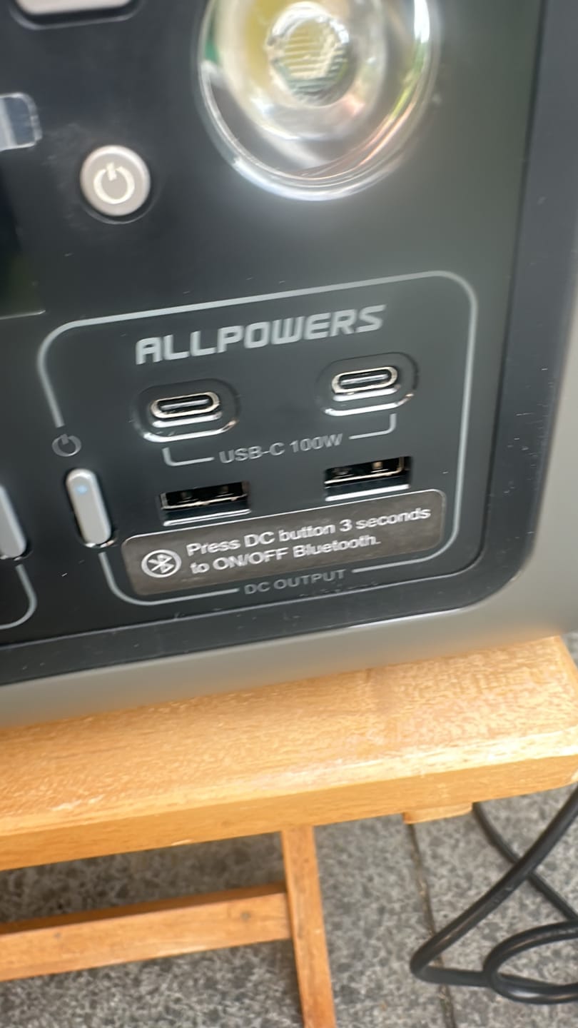 Customer photo review of ALLPOWERS R600 Portable Power Station 600W 299Wh LiFeP04 Battery