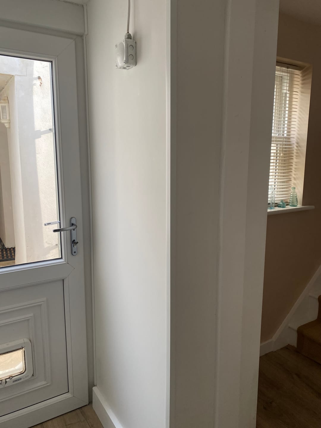 Customer photo review of 10mm White Ultra Matt Shower Panel 1M x 2.4M