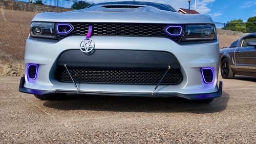 Dodge Charger Waterproof Fog Outline Multicolor Halo Kit