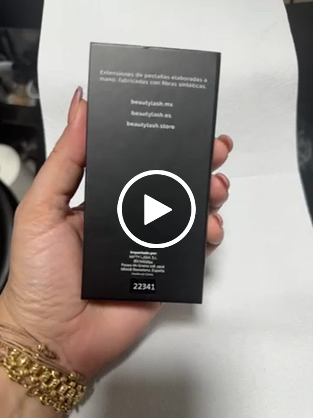 Customer video review of Dark Volume Lashes