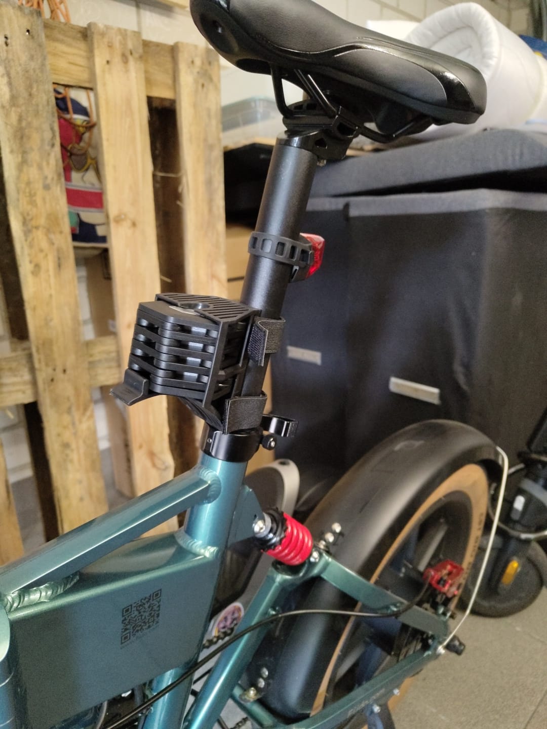 Customer photo review of Faltbares Premium Fahrradschloss
