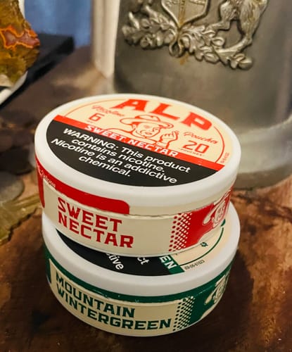Customer photo review of Sweet Nectar Nicotine Pouches