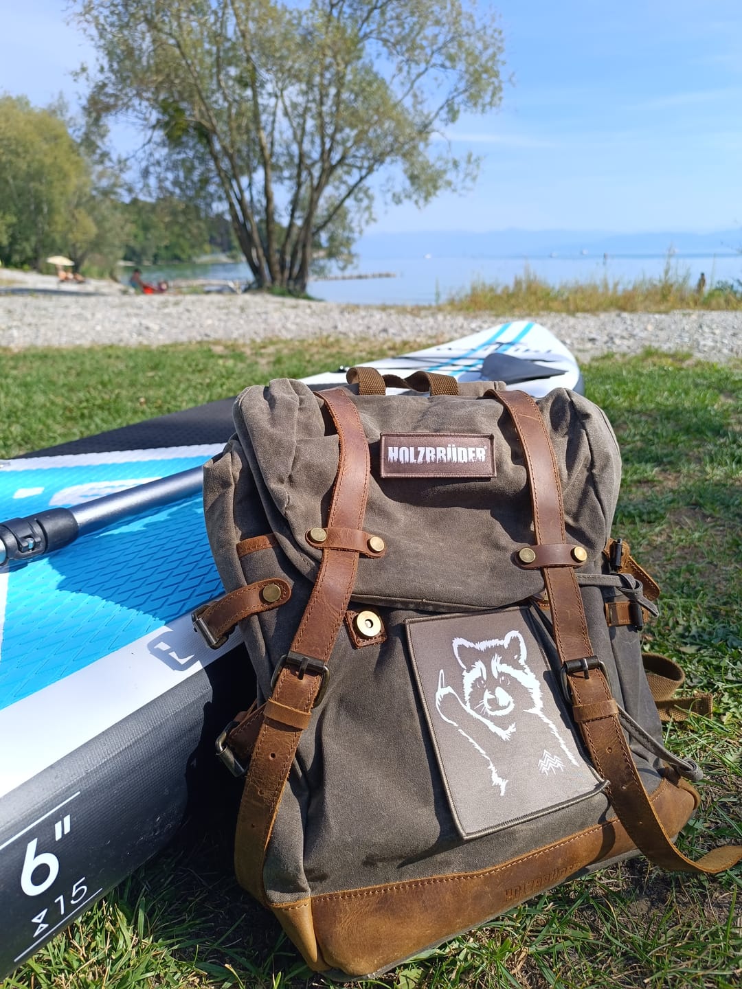 Customer photo review of Rucksack mit Patch (🌲)