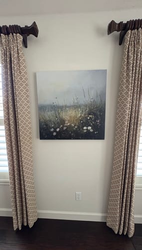 Customer photo review of Wildflowers Canvas Art