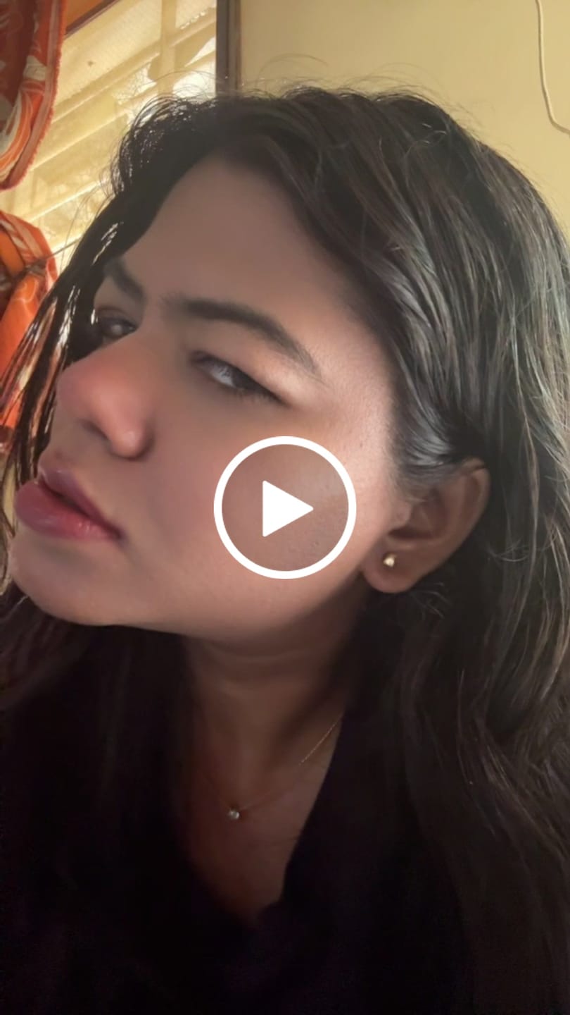 Customer video review of Minimalist Heart Stud Earrings