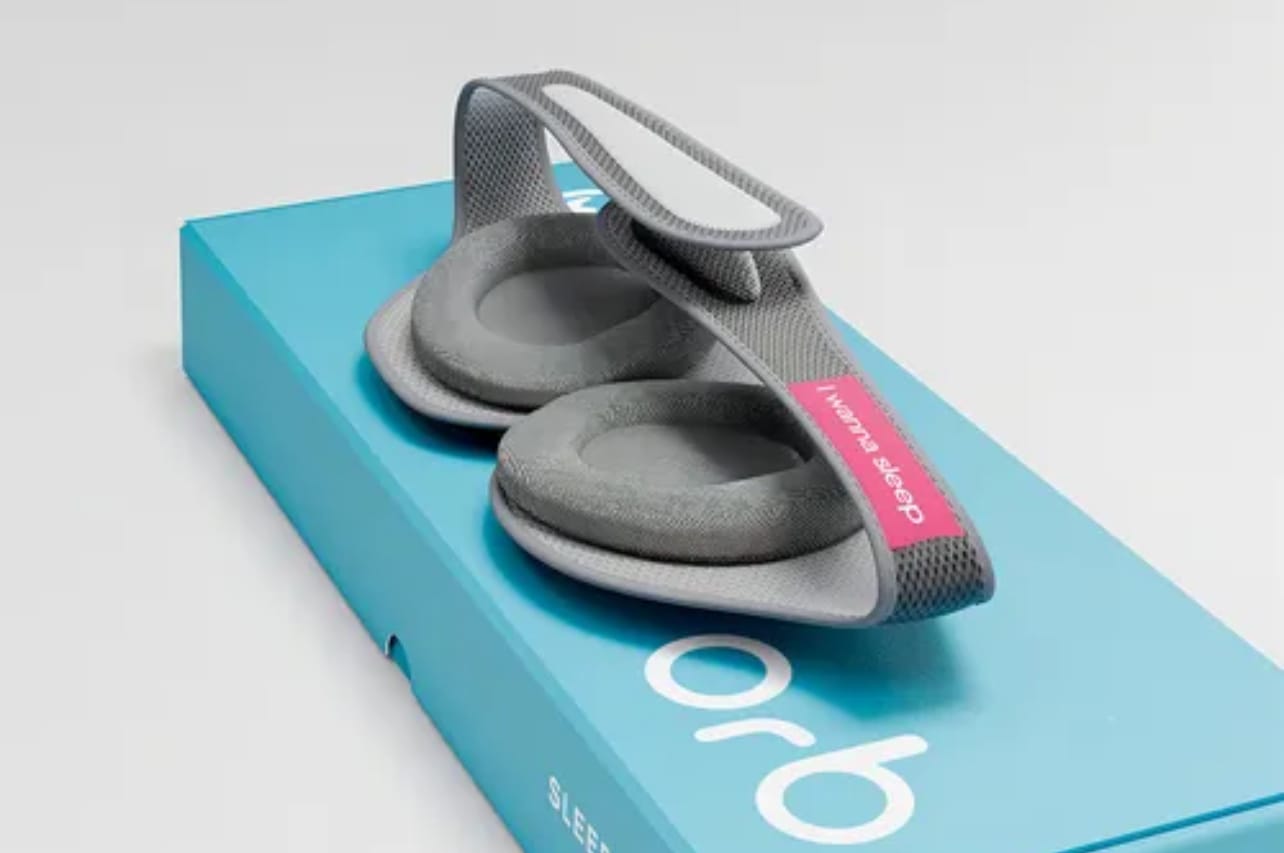 Customer photo review of Orb Sleep Mask