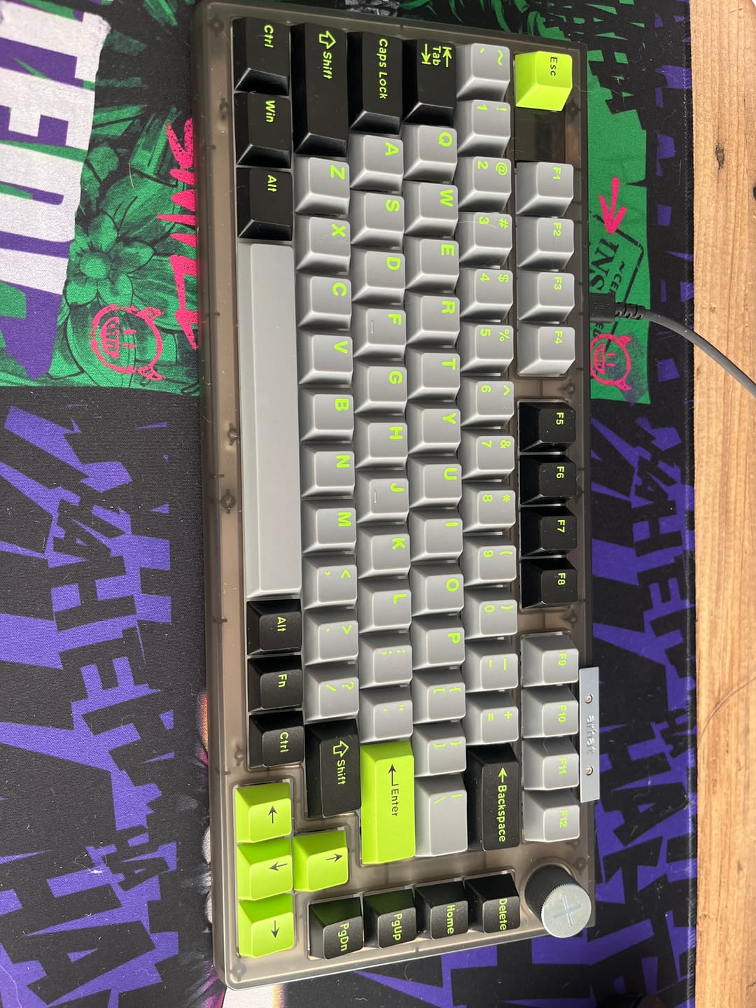 Customer photo review of Darmoshark Top75 Mekanik Klavye