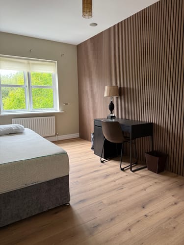 Customer photo review of Wooden Wall Panel | Mocca | Premium 3-sided Wood Veneer