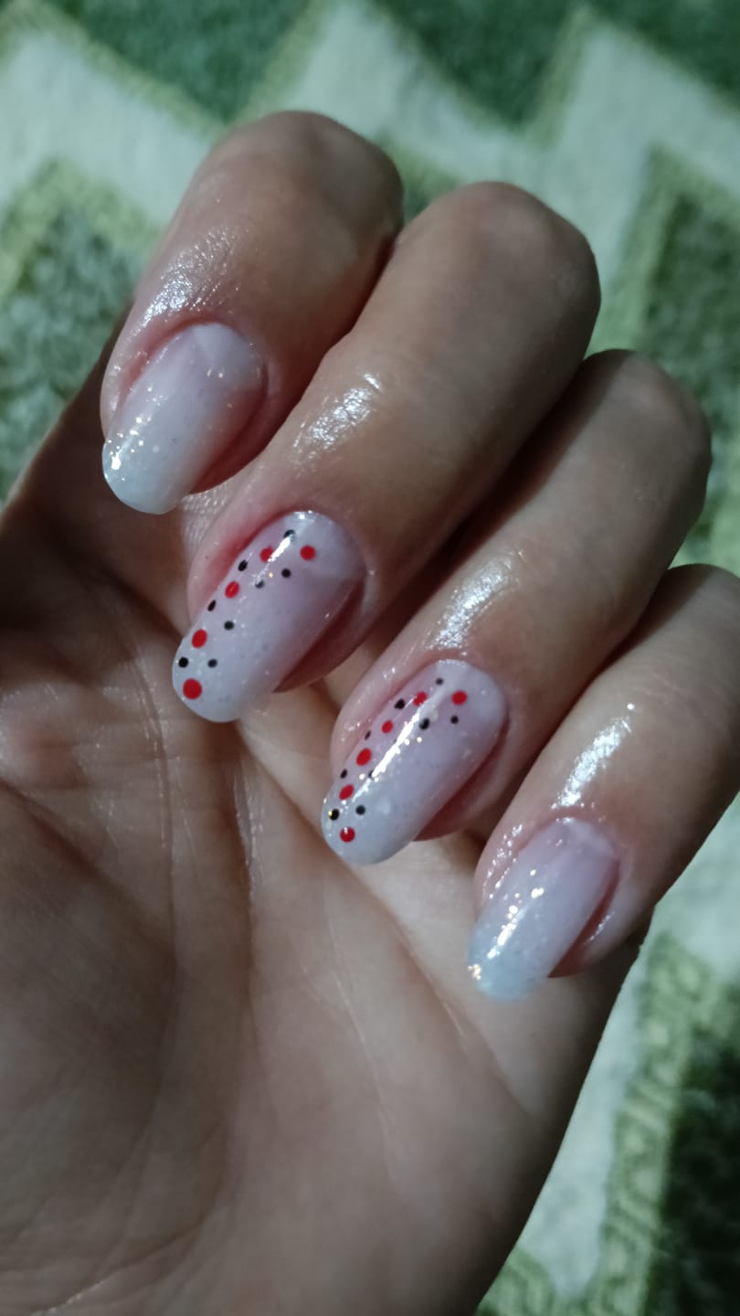 Customer photo review of Sparkling 01 Builder gel