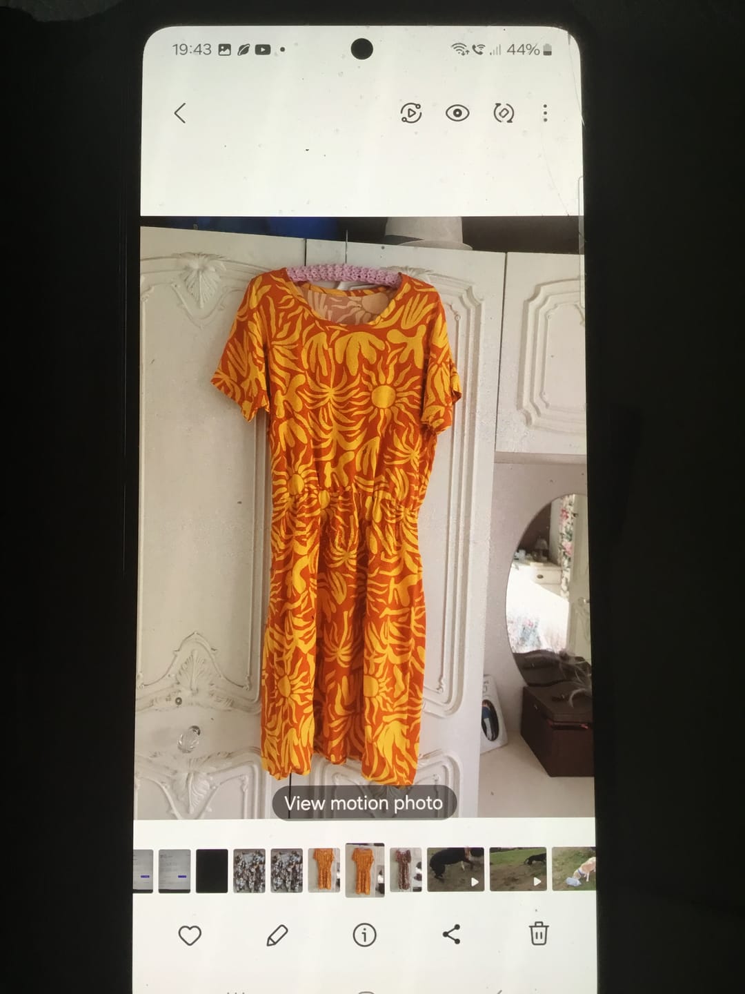 Customer photo review of Beach Bliss Viscose Poplin Fabric