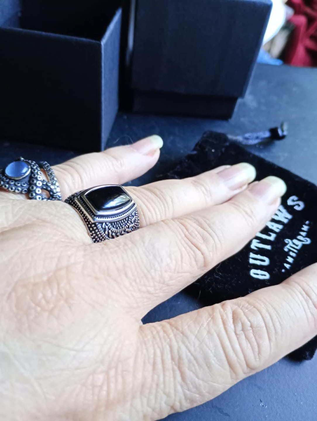 Customer photo review of OCEAN BLUE.